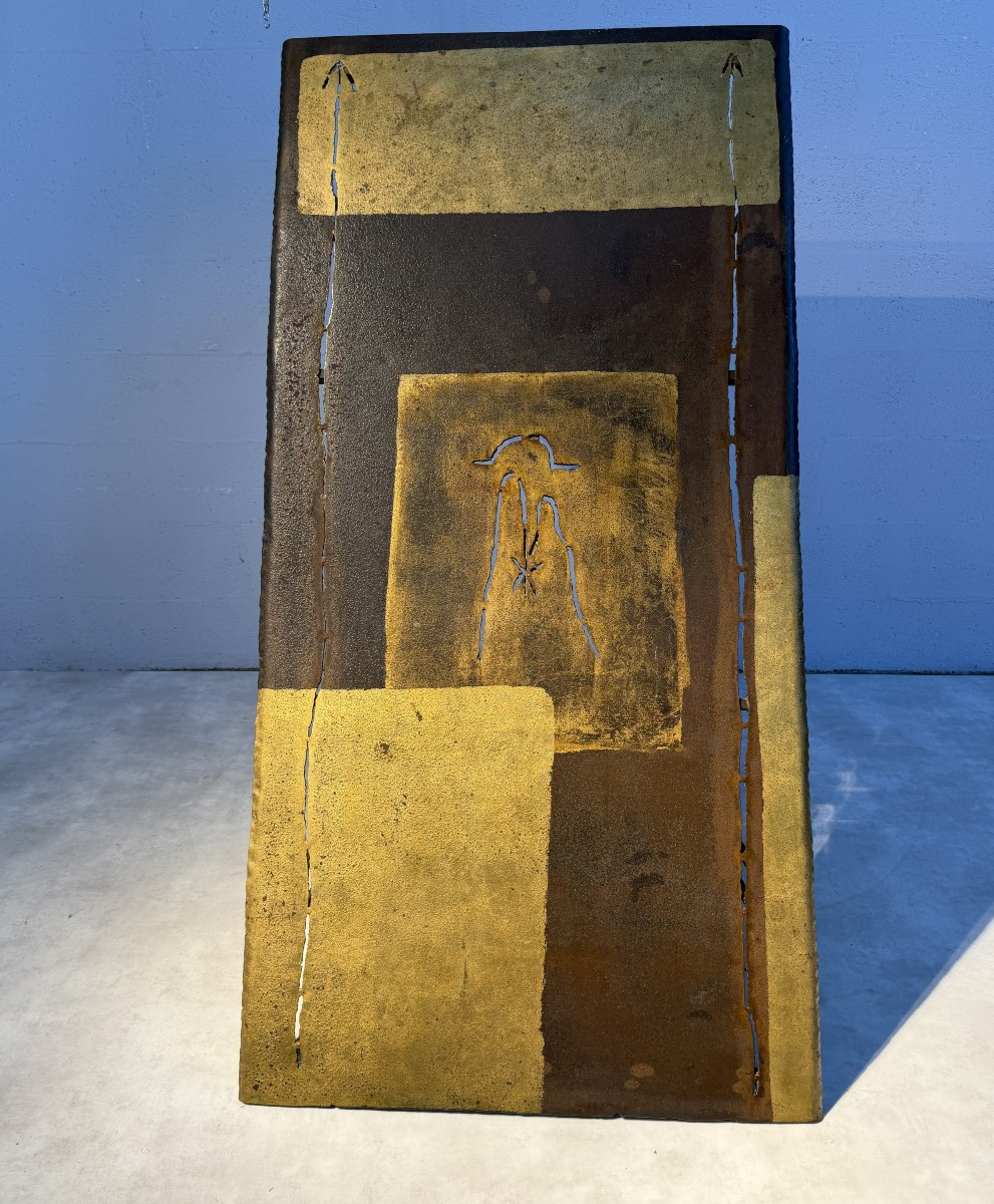 Sculpturale Table à manger de Jean-Jacques ARGUEYROLLES France 1990-photo-6