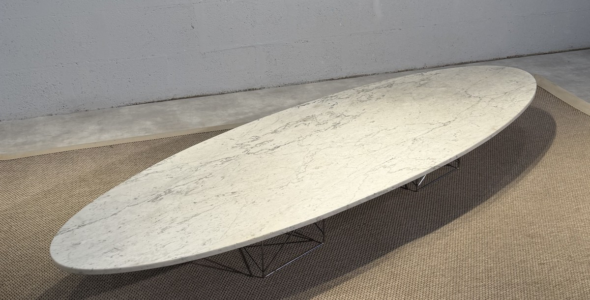 Charles & Ray Eames Modèle ETR, plus connu sous le nom de "Surfboard Table" 1960-photo-4