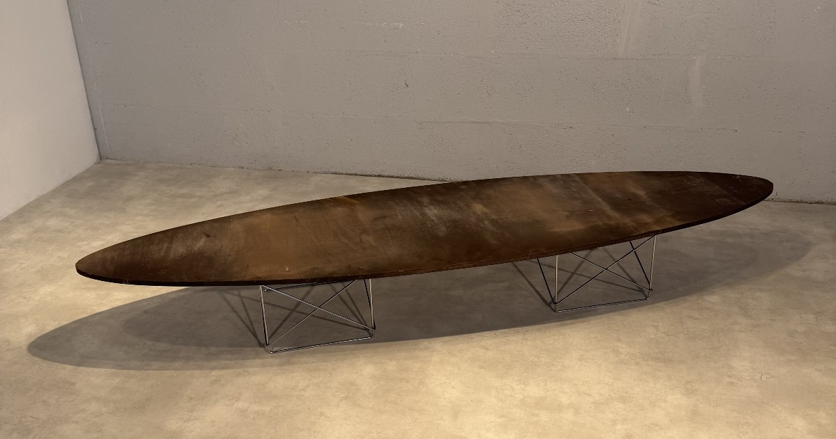 Charles & Ray Eames Modèle ETR, plus connu sous le nom de "Surfboard Table" 1960-photo-5