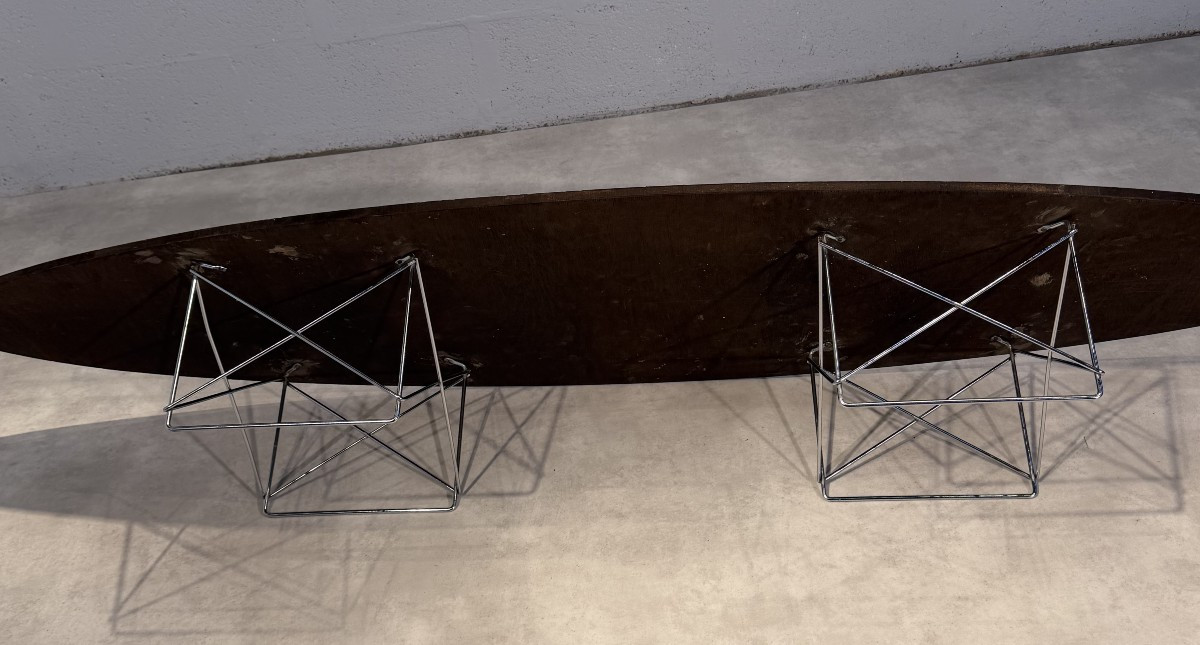 Charles & Ray Eames Modèle ETR, plus connu sous le nom de "Surfboard Table" 1960-photo-7