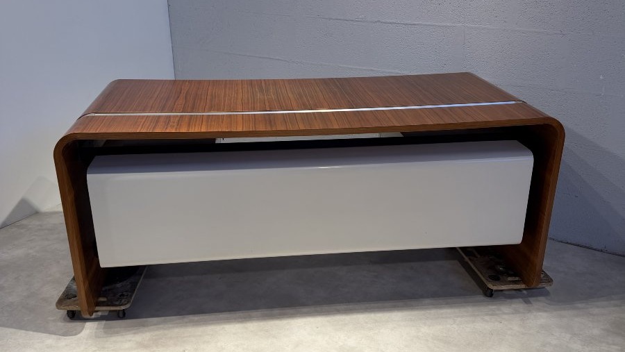 Bureau Michel Boyer (1935-2011) Edition TFM, Mobilier National, circa 1970.-photo-1