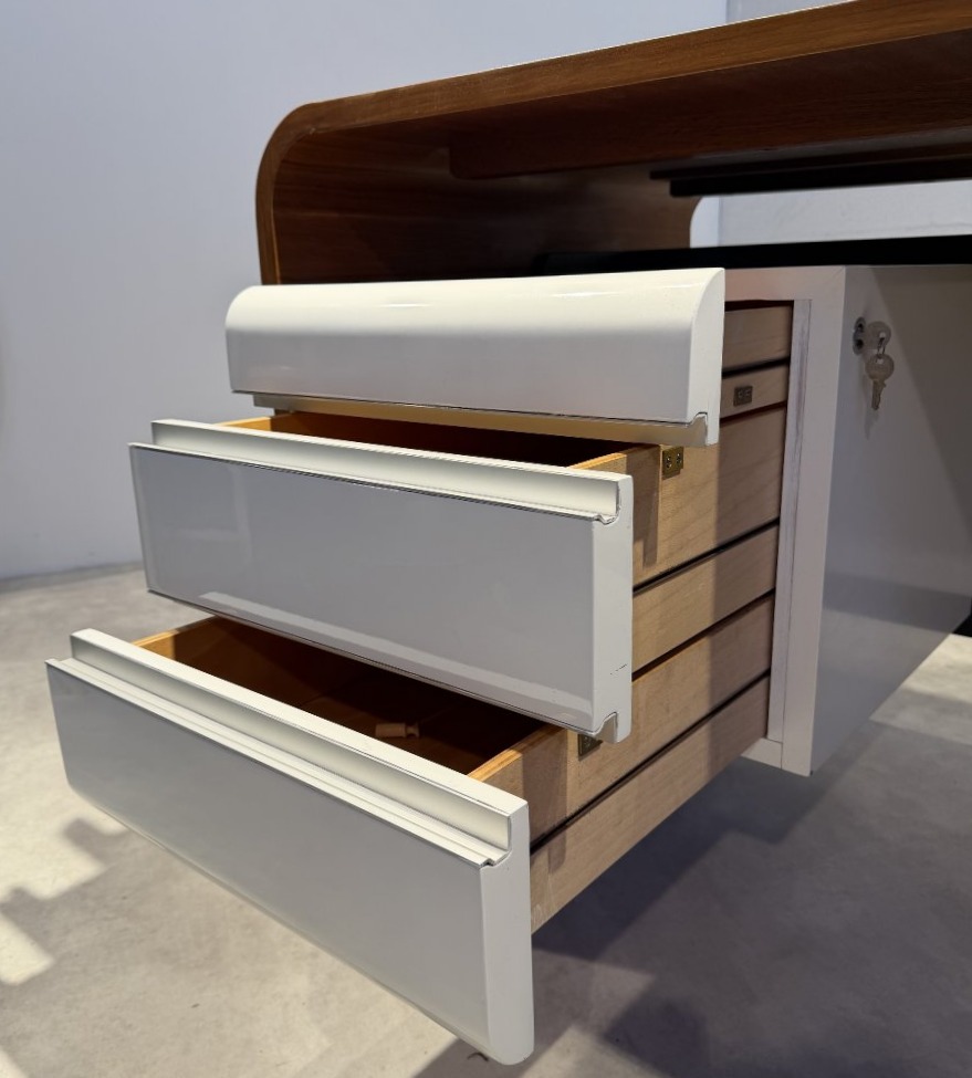 Bureau Michel Boyer (1935-2011) Edition TFM, Mobilier National, circa 1970.-photo-5