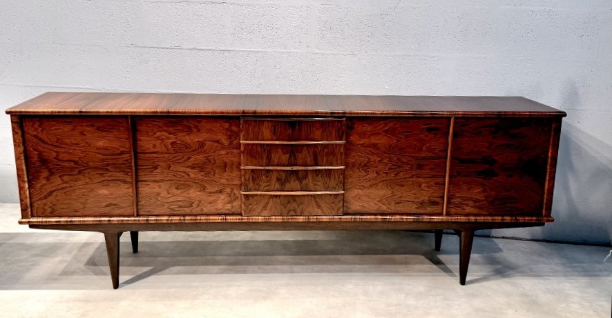  Scandinavian-inspired Sideboard Crafted From A Remarkable Rio Rosewood Veneer