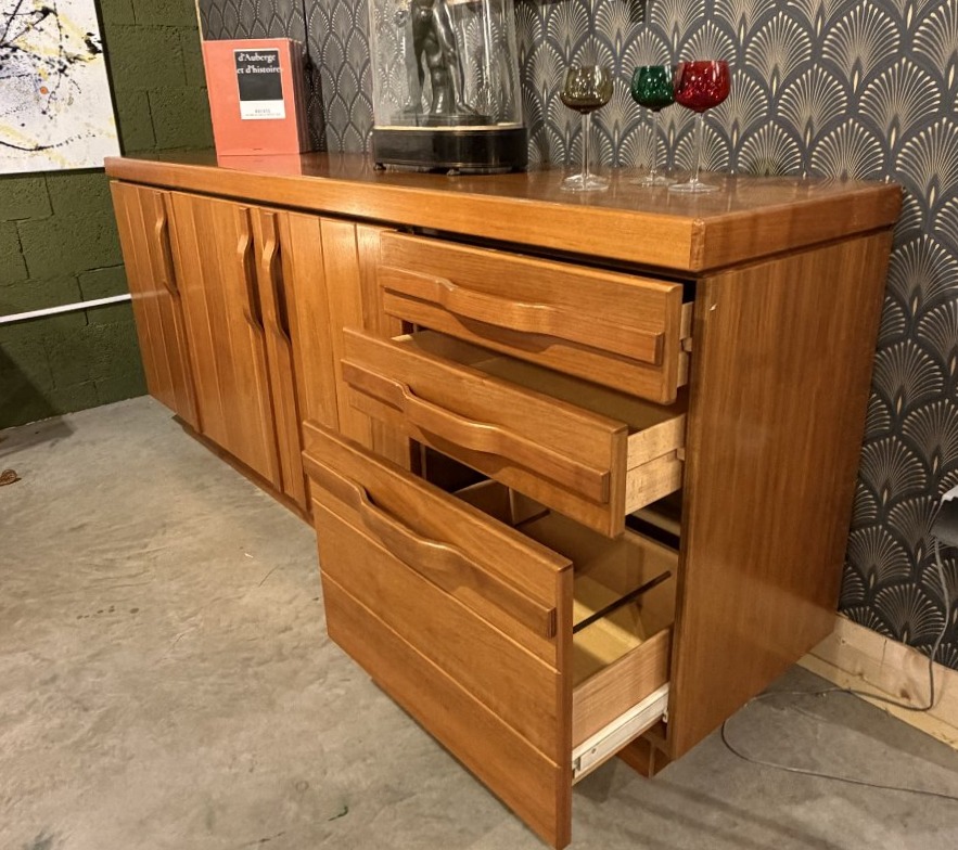 Enfilade, Buffet, Sideboard  Maison REGAIN  France 1980-photo-2