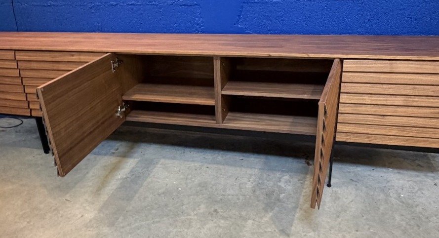 Large Sideboard, A 3-meter Walnut Sideboard By Punt Mobles, Designed By Terence Woodgate-photo-2