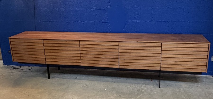 Large Sideboard, A 3-meter Walnut Sideboard By Punt Mobles, Designed By Terence Woodgate