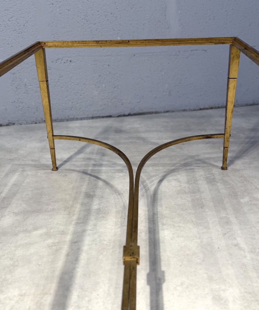 "effilé" Coffee Table, Henri Pouenat, France, 1960s–1970s-photo-3