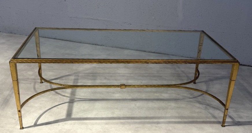 "effilé" Coffee Table, Henri Pouenat, France, 1960s–1970s