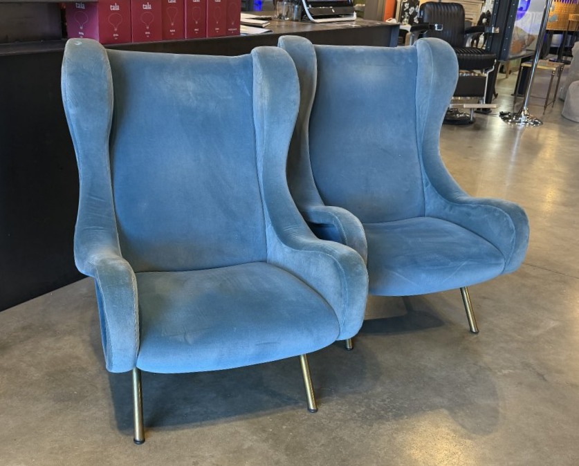 A Pair Of “sir” Armchairs Designed By Marco Zanusso And Produced By Arflex.