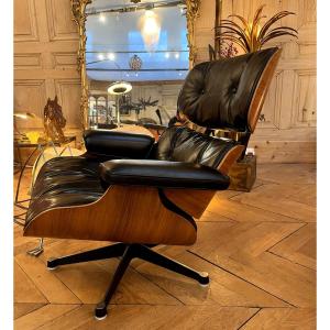 Charles & Ray Eames Lounge Chair In Rio Rosewood, International Furniture Edition