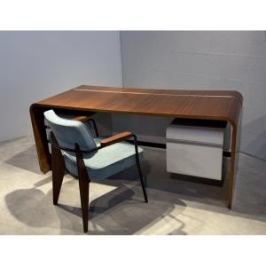 Michel Boyer (1935-2011) Desk, Tfm Edition, Mobilier National, Circa 1970.