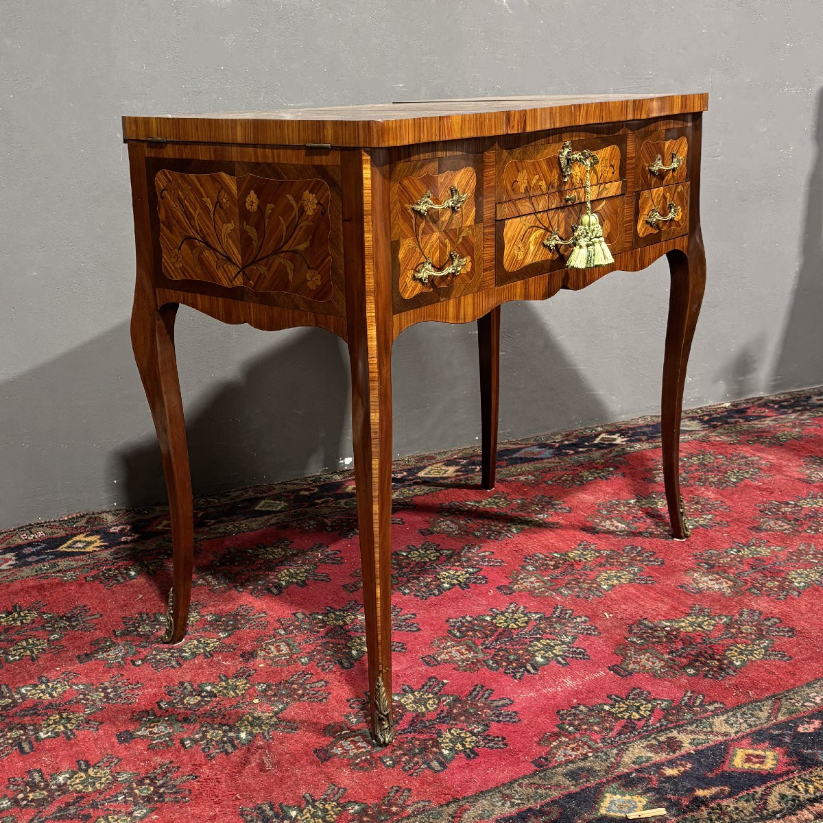 Ancient Toilette Bois De Rose Napoleon III-photo-1