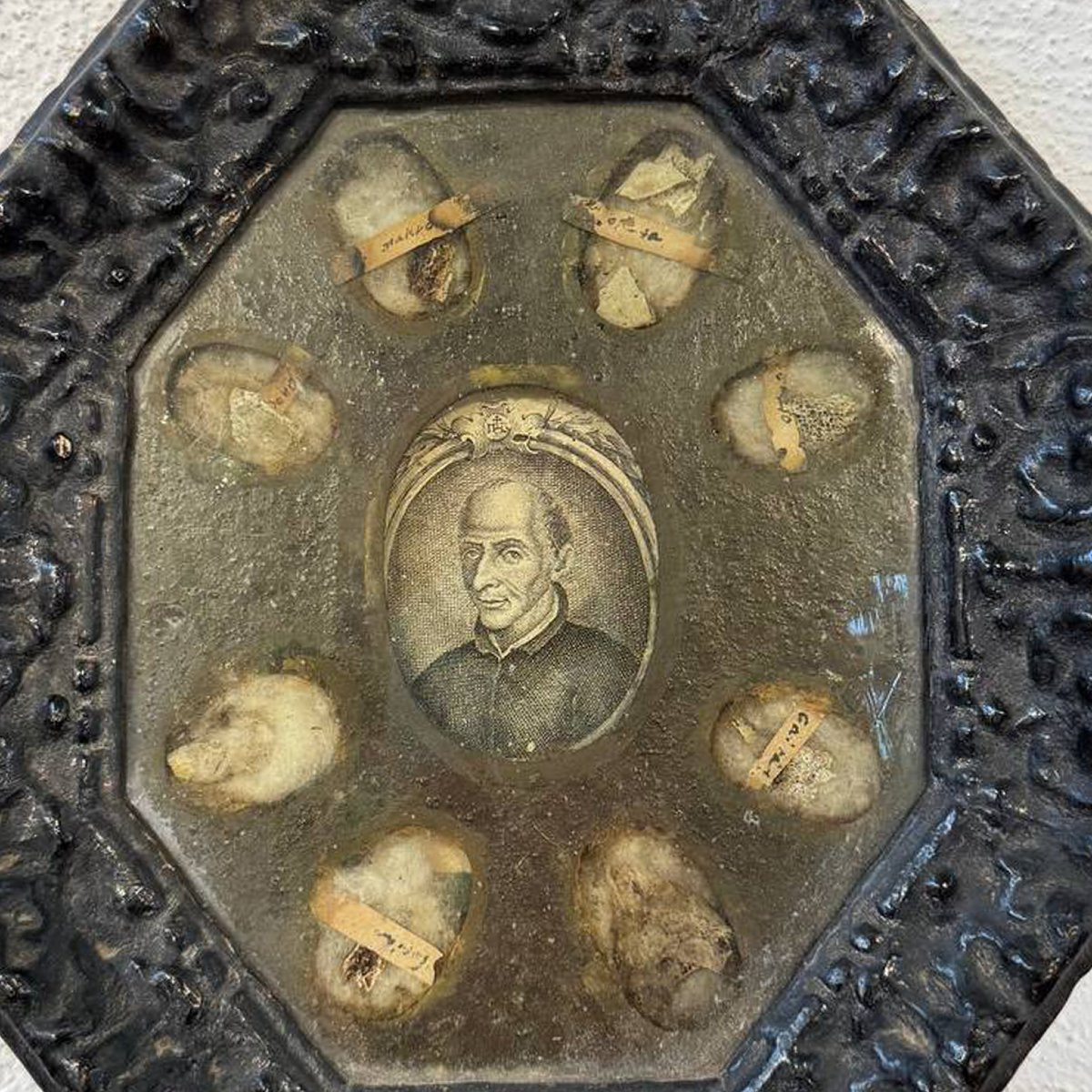 Octagonal Reliquary With Relics And Saint Francis Borgia, 17th–18th Century-photo-4
