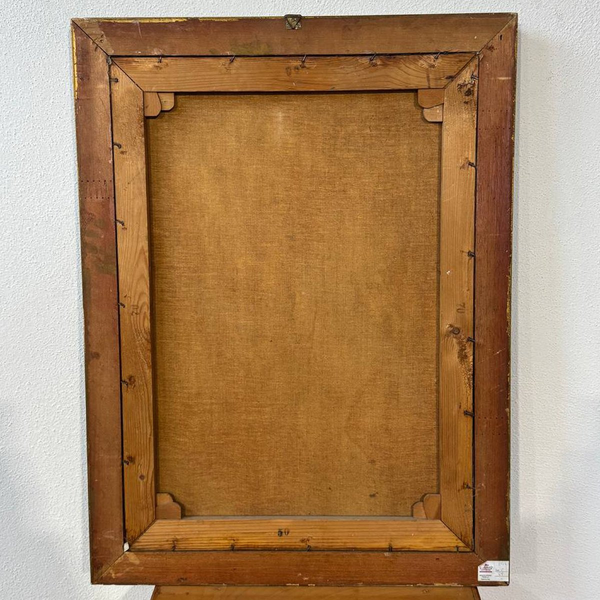 Large Oil Painting With Oxen In Tow-photo-4