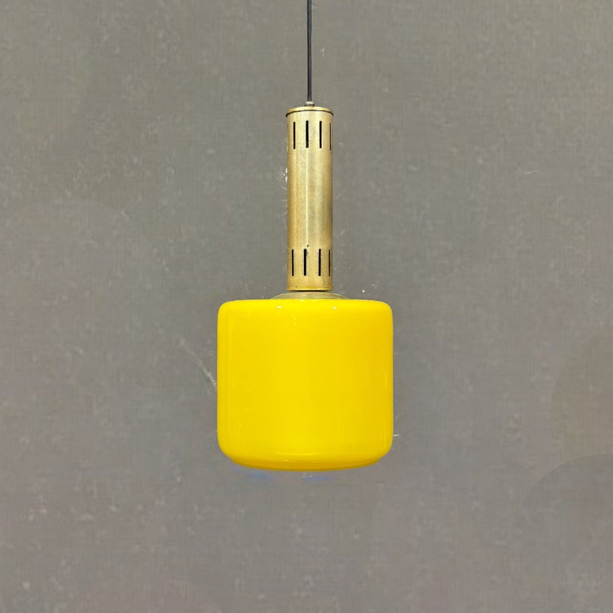 Stilnovo Vetro Yellow Glass Pendant Light-photo-5
