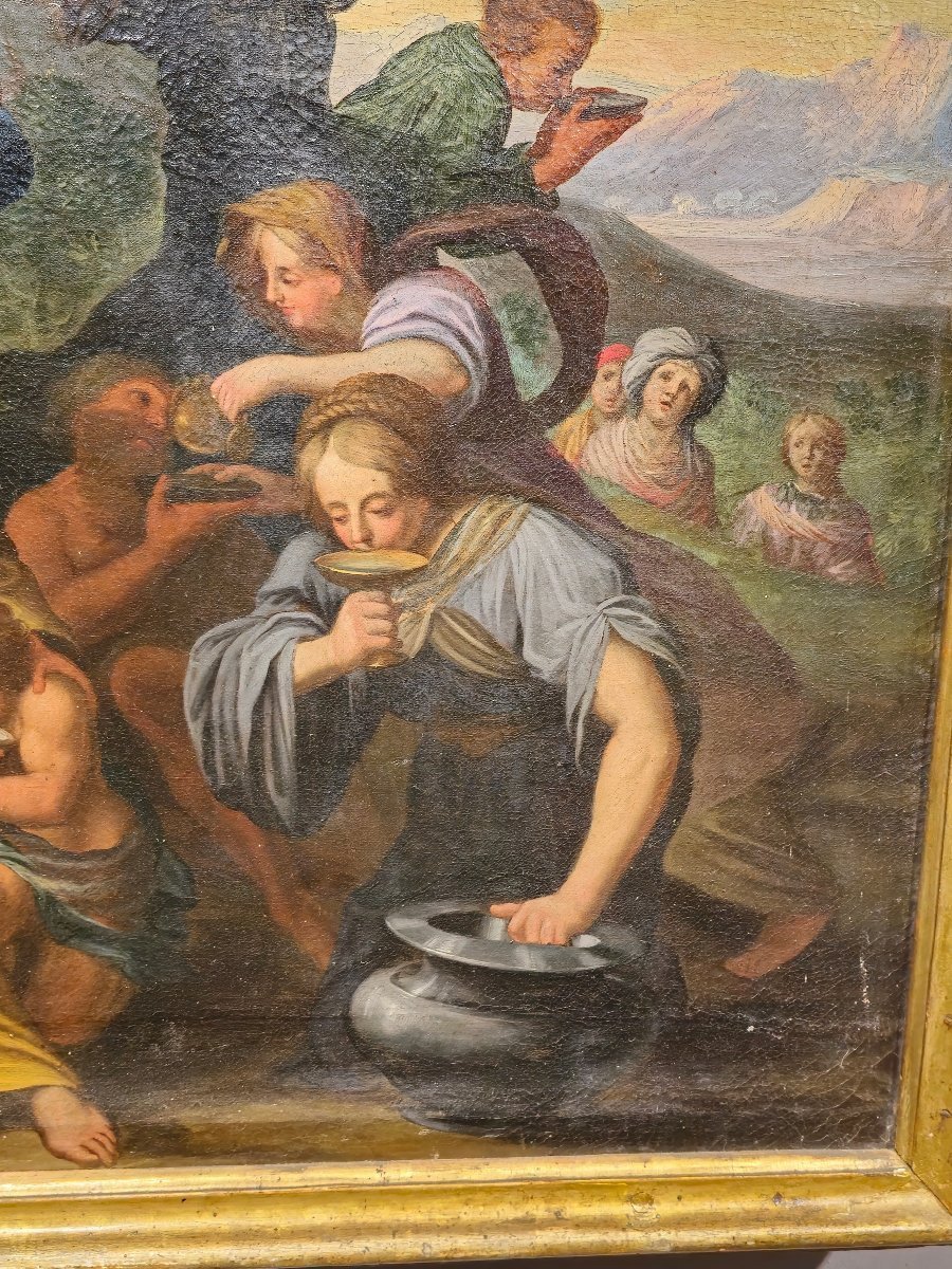 Baroque Painting – Neapolitan School, 17th Century – Attributed To Mattia Preti-photo-3