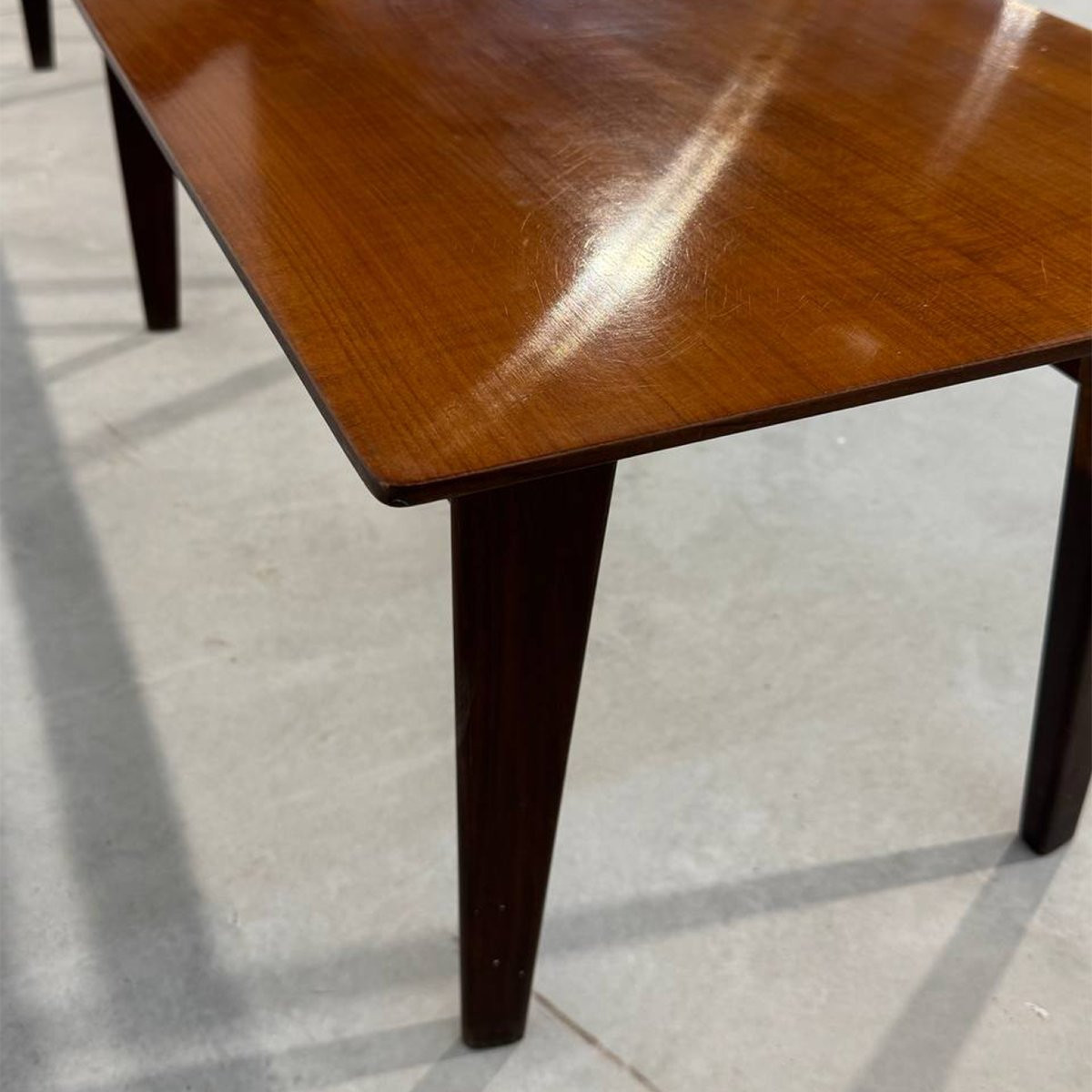 Banc en bois de Vittorio Dassi des années 1950-photo-6