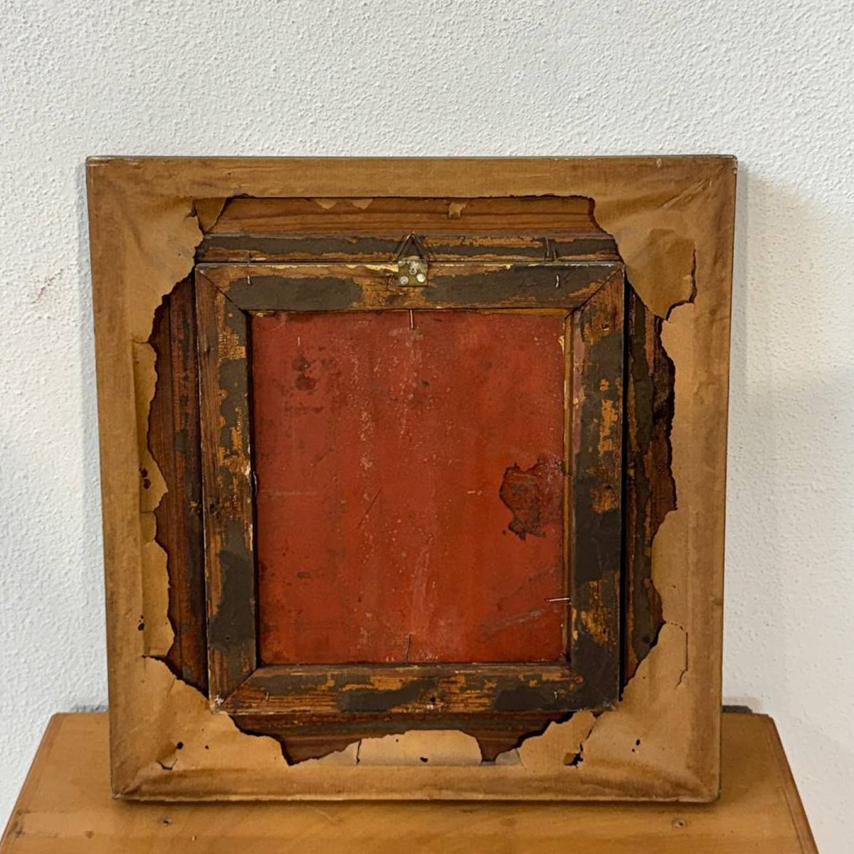 Scène d'intérieur avec personnages Atmosphère intime empreinte de goût antique huile sur bois-photo-4
