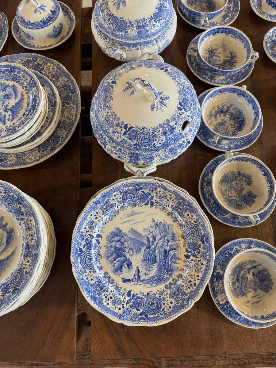 Villeroy & Boch "burgenland" Dinner Service – 78 Pieces In Porcelain-photo-3