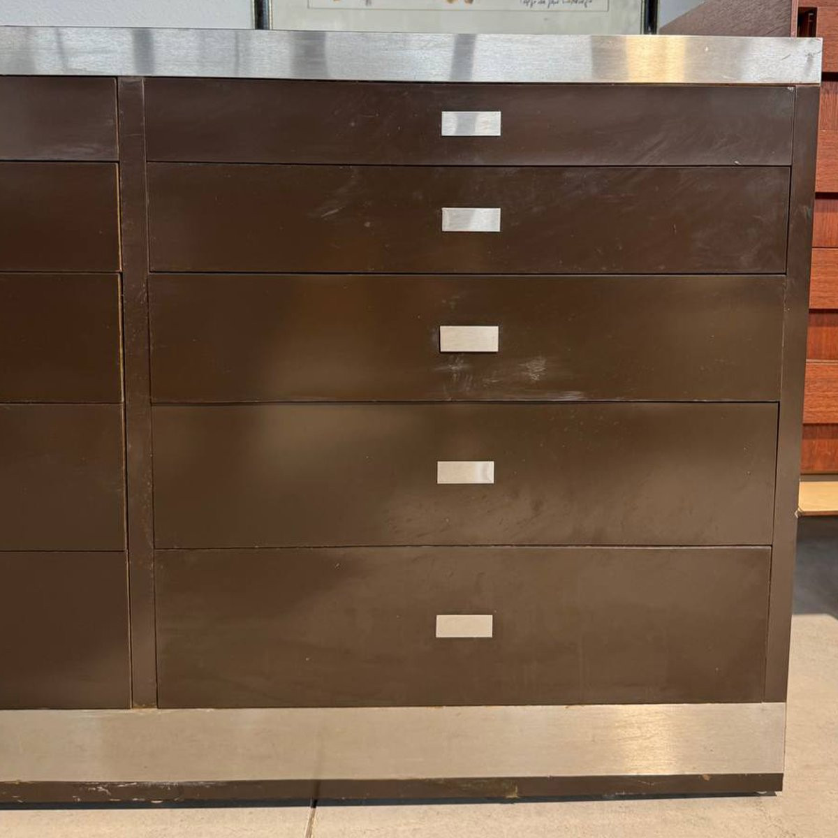 Commode de conception italienne des années 1970 par Willy Rizzo-photo-3