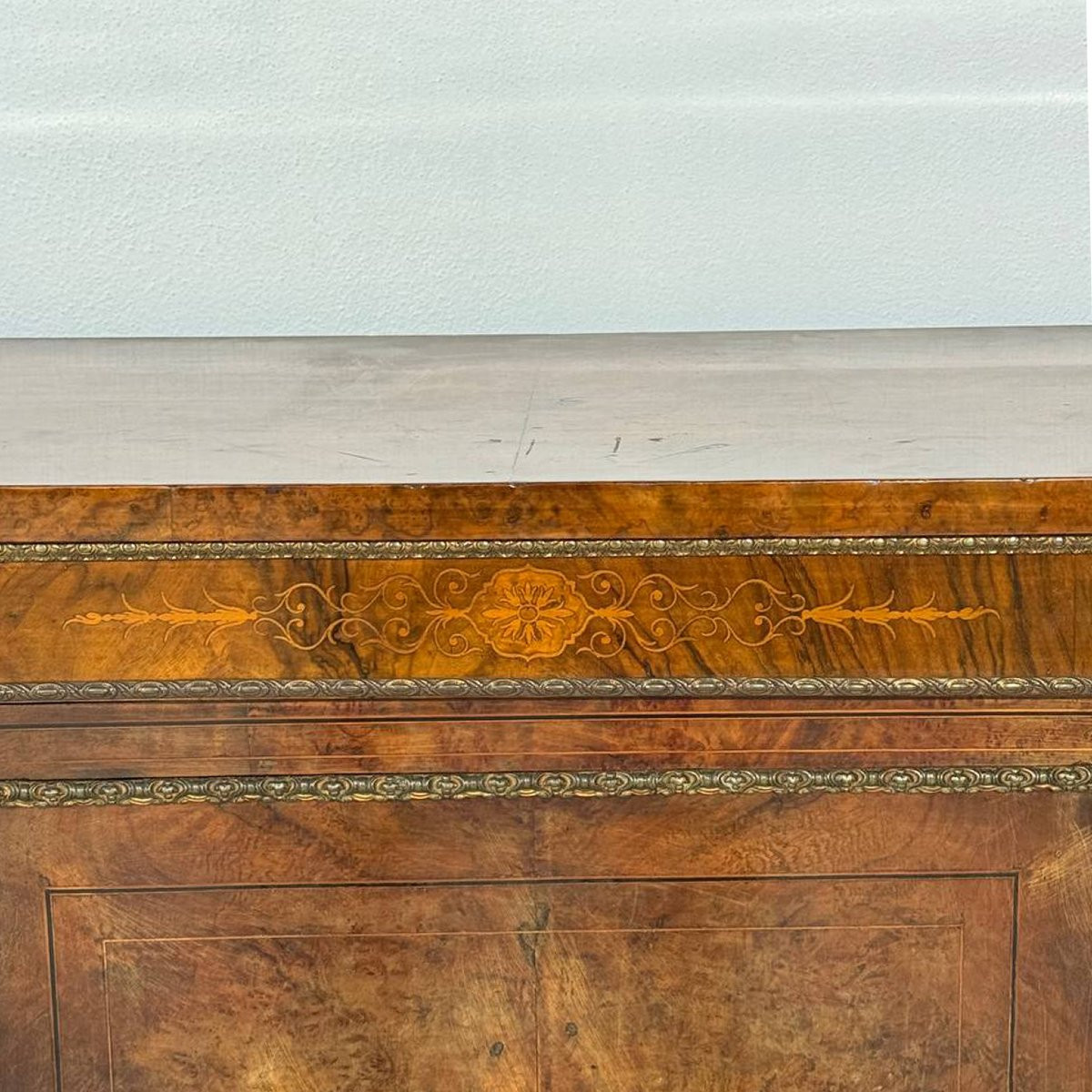 Elegant Victorian Three-door Sideboard With A Sèvres Plaque-photo-8