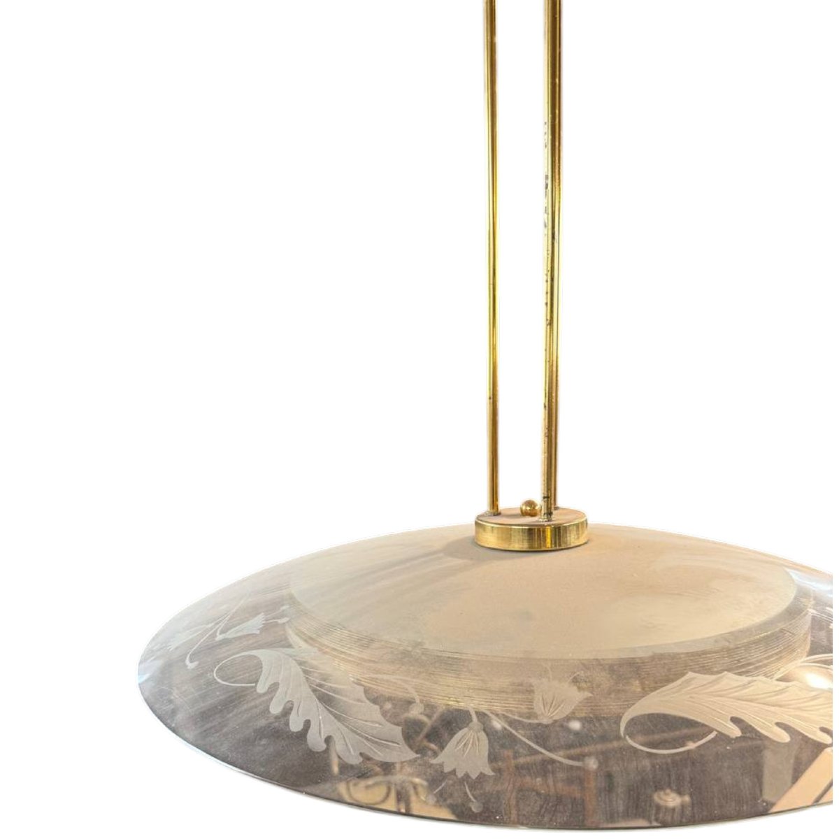 Lustre de design italien de Pietro Chiesa pour Fontana Arte, années 50-photo-1