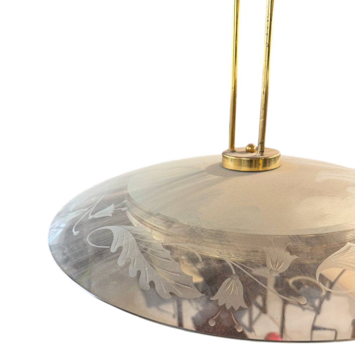 Lustre de design italien de Pietro Chiesa pour Fontana Arte, années 50-photo-2