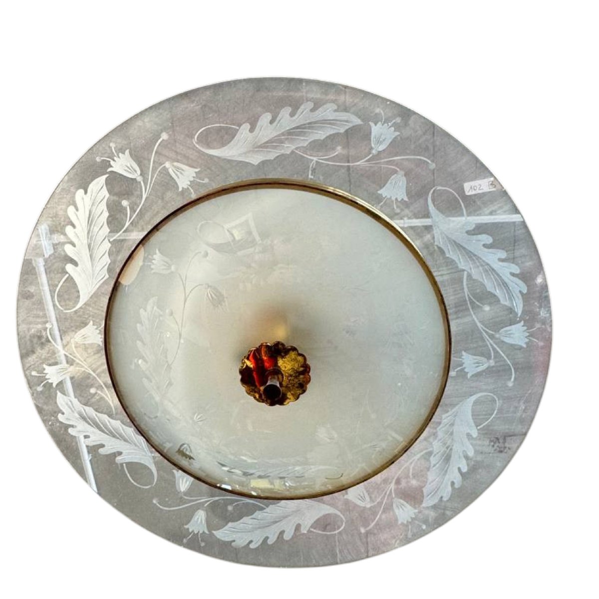 Lustre de design italien de Pietro Chiesa pour Fontana Arte, années 50-photo-3