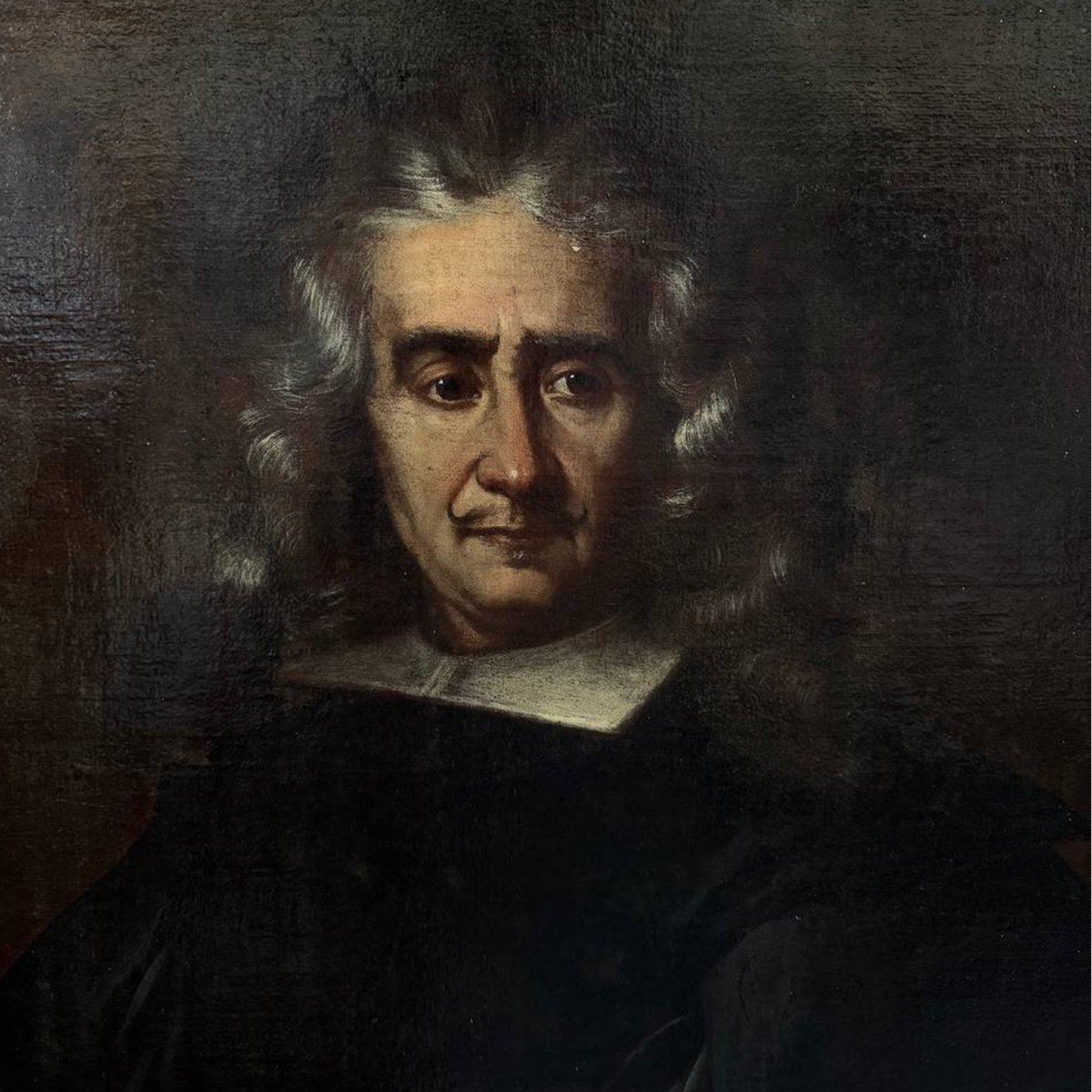 Portrait d’un Noble Bourbon – Huile sur Toile, XVIIIe Siècle-photo-3