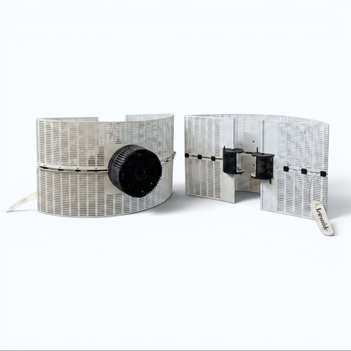 Mario Botta pour Artemide – Fidia, paire d’appliques murales-photo-4