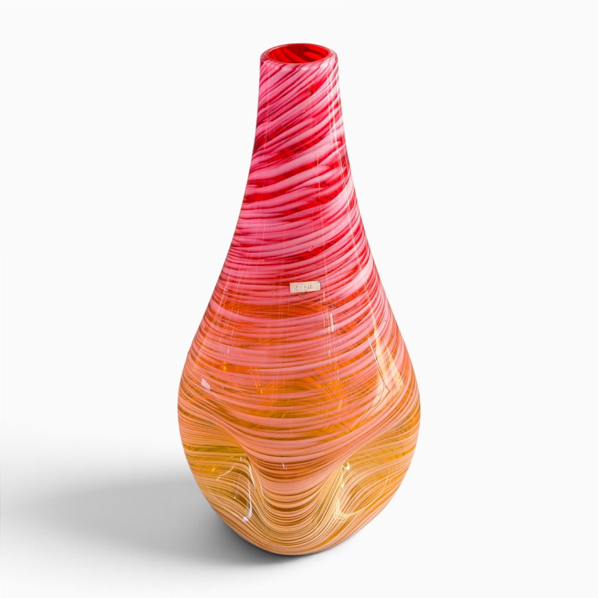 Vase en verre de Murano des années 1970-photo-3