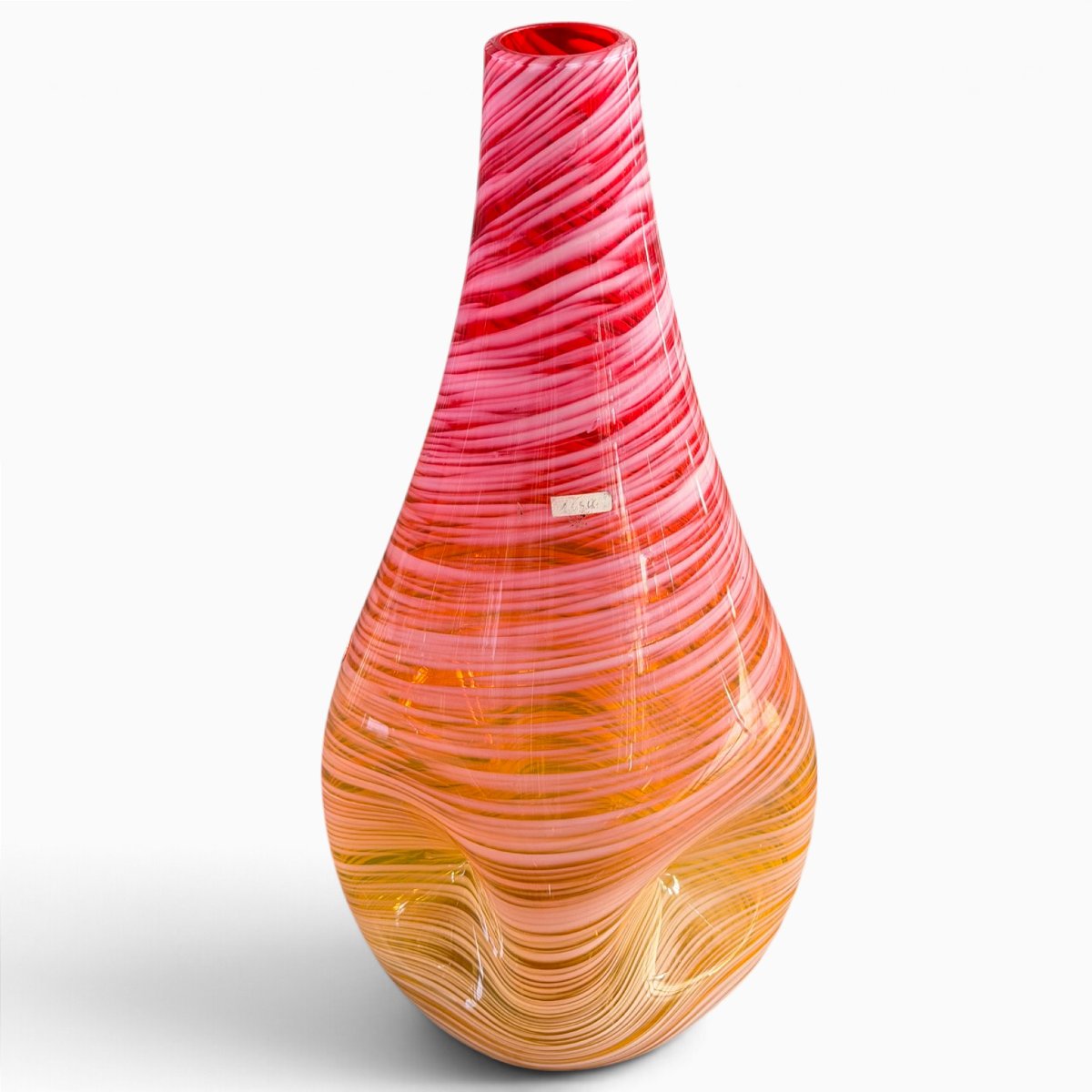 Vase en verre de Murano des années 1970-photo-3