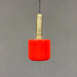 Stilnovo Red Glass Pendant Light