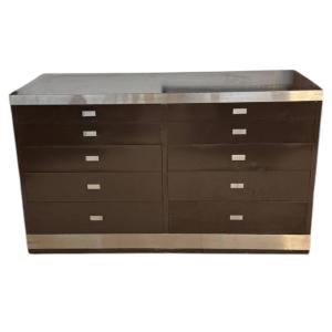 Commode de conception italienne des années 1970 par Willy Rizzo