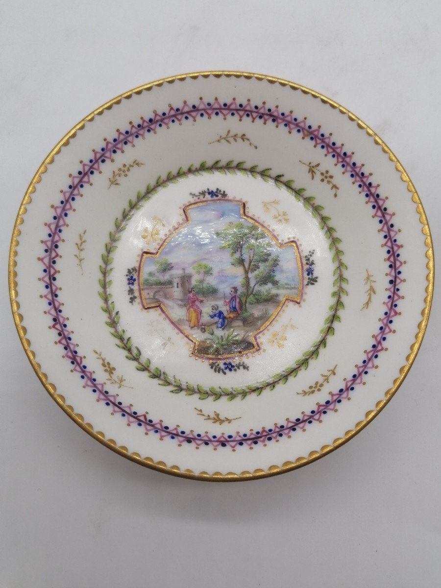 Sèvres Porcelain Cup - Vieillard - XVIIIth-photo-2