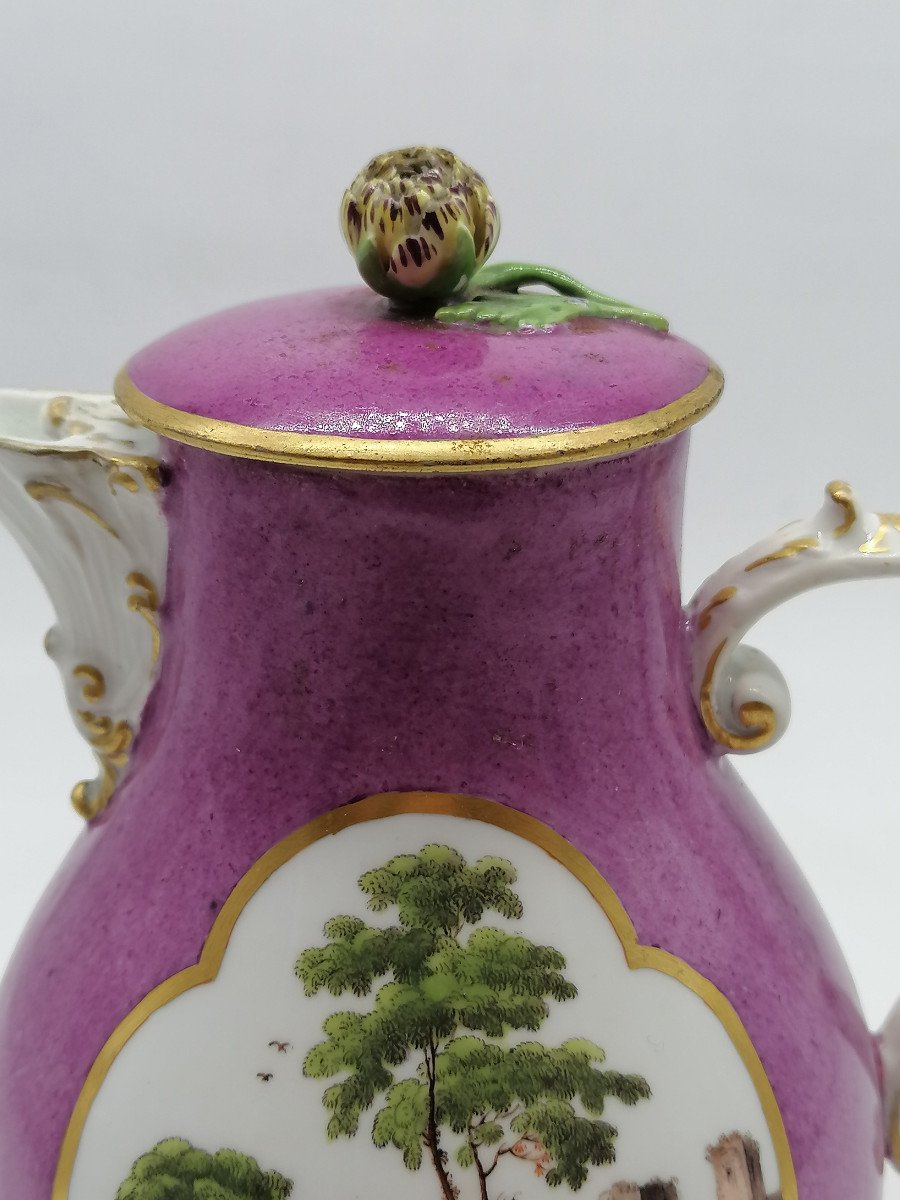 Meissen Porcelain Jug Eighteenth-photo-3