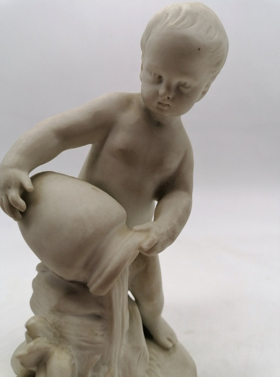 Biscuit De Sèvres - Jeune Garçon Versant De l'Eau - 1977-photo-2