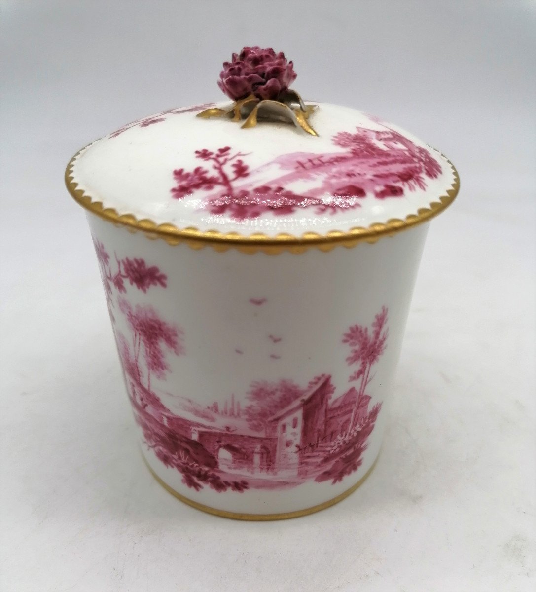 Pomade Jar In Soft Paste From Sèvres - XVIIIth-photo-1