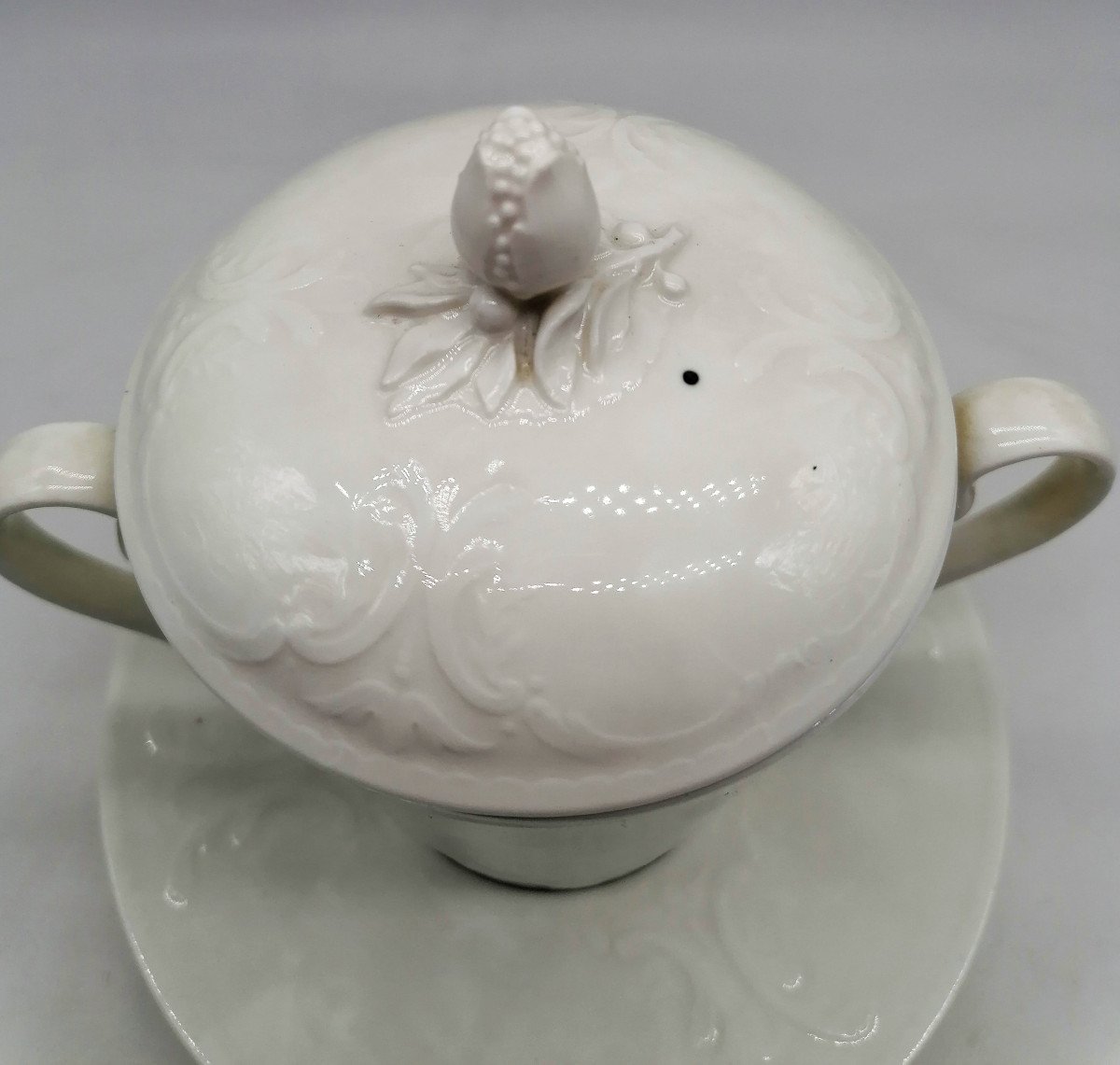Gobelet Enfoncé En Porcelaine blanc - Sèvres XIXème-photo-2