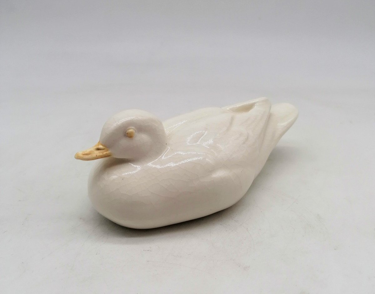 Canard En Porcelaine De Sèvres