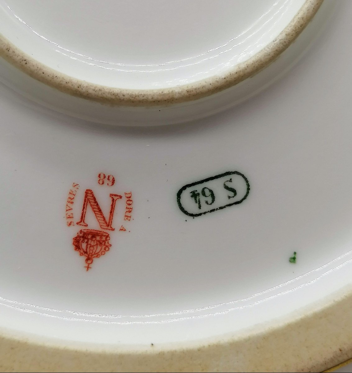 Nineteenth Century Sèvres Porcelain Inkwell-photo-4