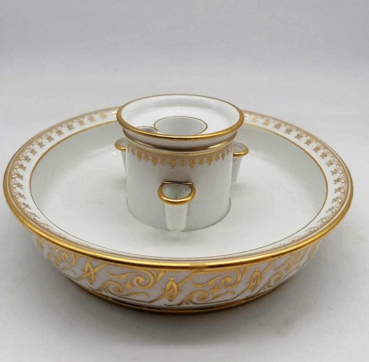 Nineteenth Century Sèvres Porcelain Inkwell