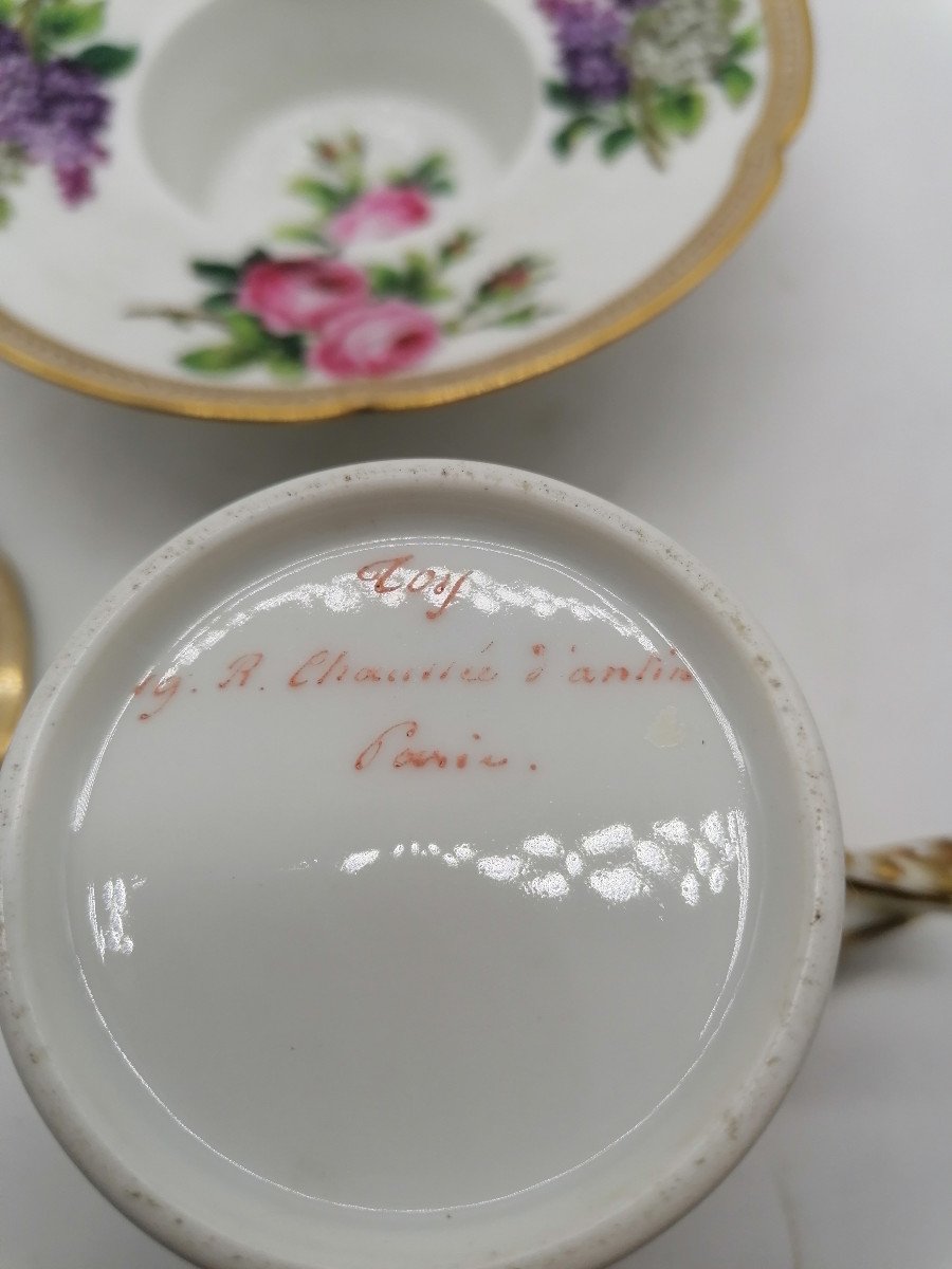 Tasse Trembleuse En Porcelaine Toy - Fin XIXème-photo-2