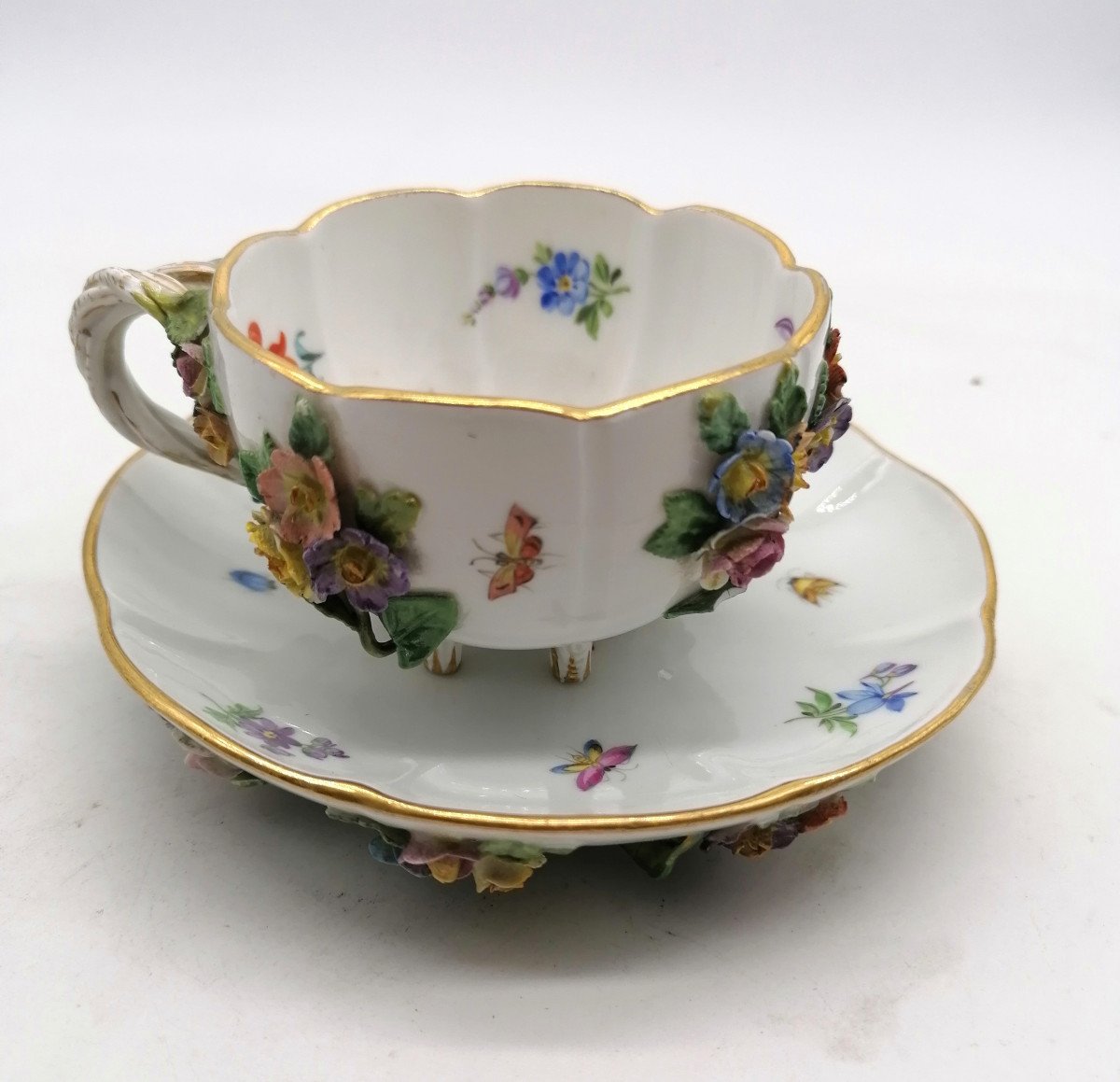 19th Century Meissen Porcelain Cup