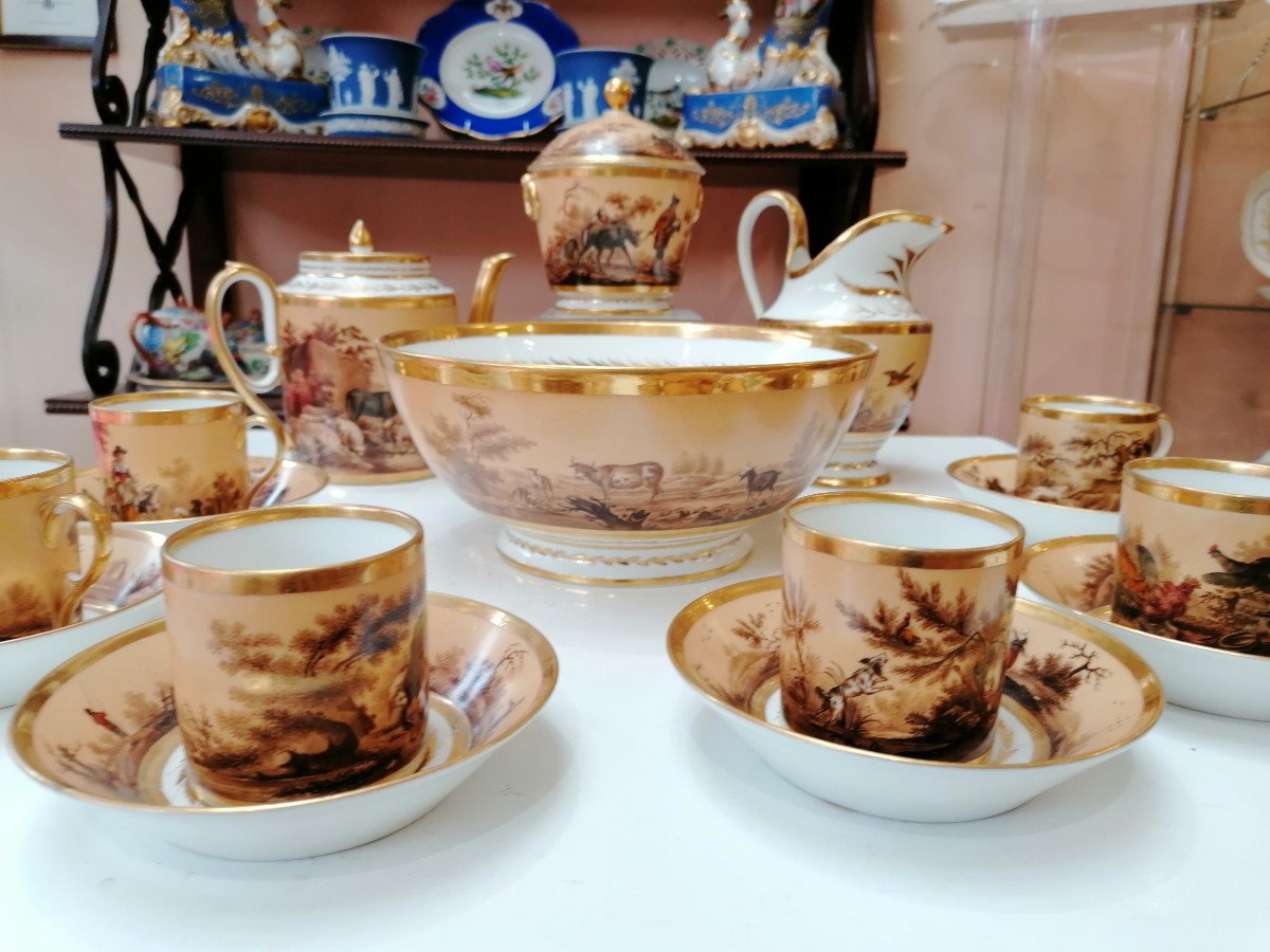 Service à Café En Porcelaine De Paris - XIXème-photo-8