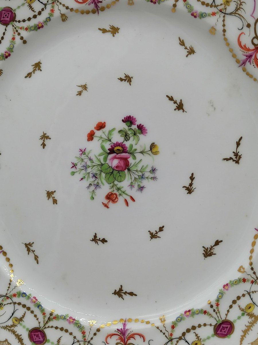 Porcelain Plate - 18th Century Bordeaux-photo-2