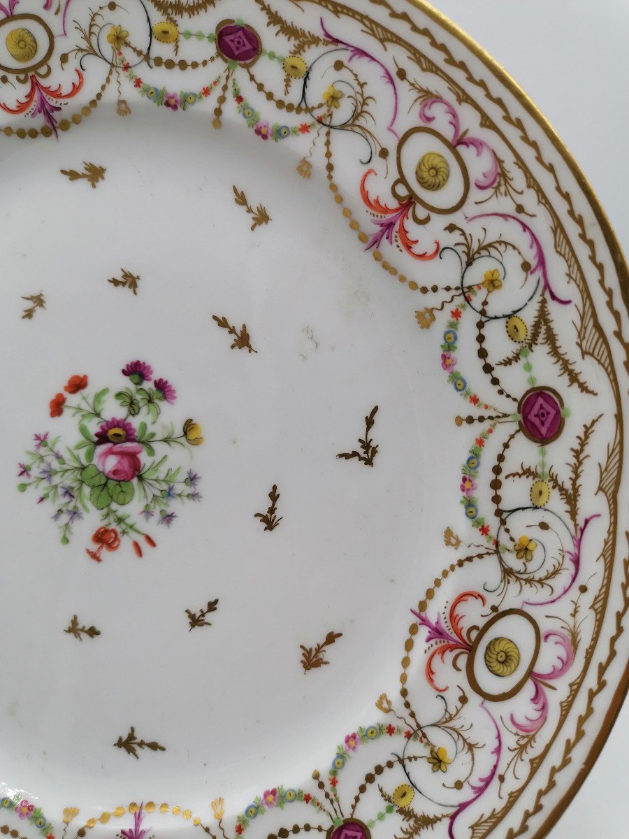 Porcelain Plate - 18th Century Bordeaux-photo-4