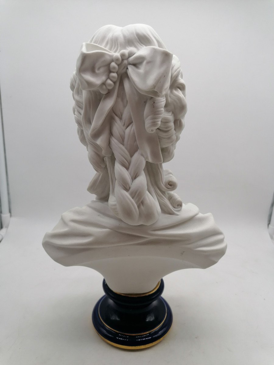 Porcelain Bust Of Marie Antoinette- Sèvres-photo-4