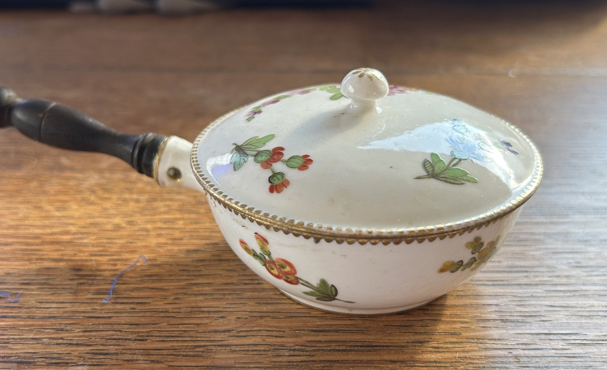 Casserole, Lille Porcelain, 18th Century