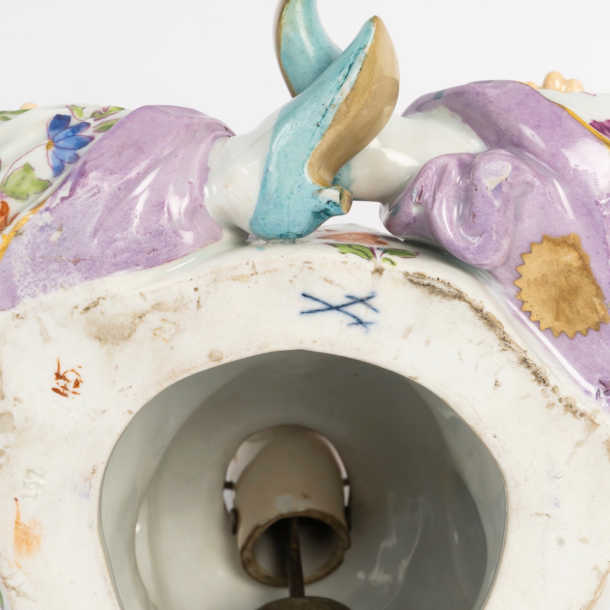 Meissen Porcelain Magot, 19th Century.-photo-3